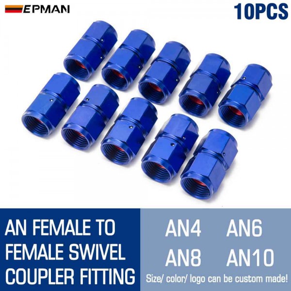 EPMAN 10PCS/LOT 4AN 6AN 8AN 10AN Female To AN4 AN6 AN8 AN10 Female ...